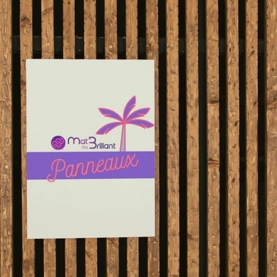 Panneau - communication extérieure